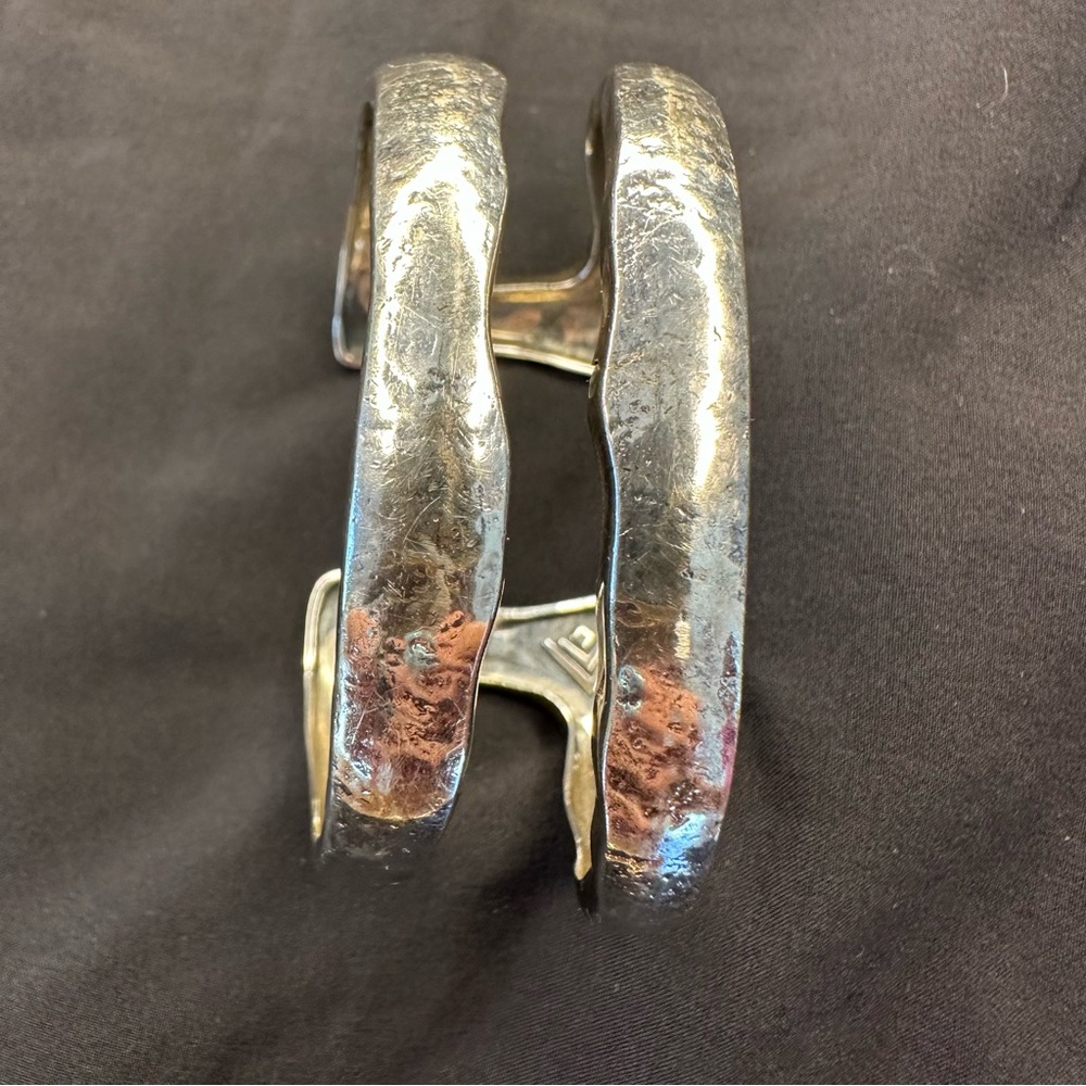 Pre-owned Silpada "Modernista" Sterling Cuff Bracelet